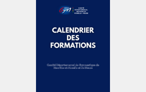 Calendrier des formations 2026-2027