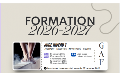 FORMATION JUGES GAF